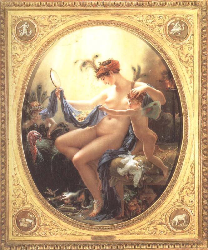 Anne-Louis Girodet-Trioson Madeomiselle Lange as Danae